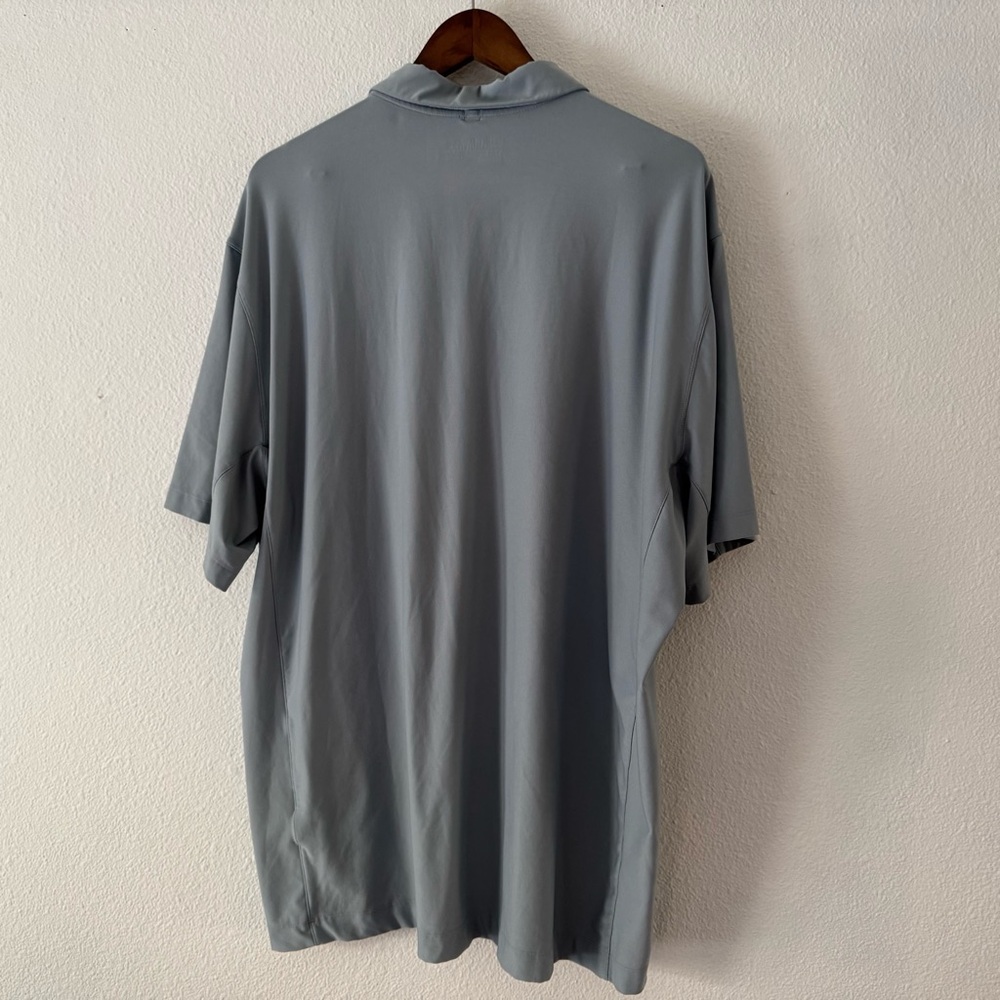 Nike Golf Tour Performance Polo Sporty XXL Blue Gray Dri FIT Athleisure Mens - Picture 8 of 10
